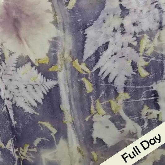 Eco Print, Bundle, Blanket Dyeing and Hammering Flowers // Full Day