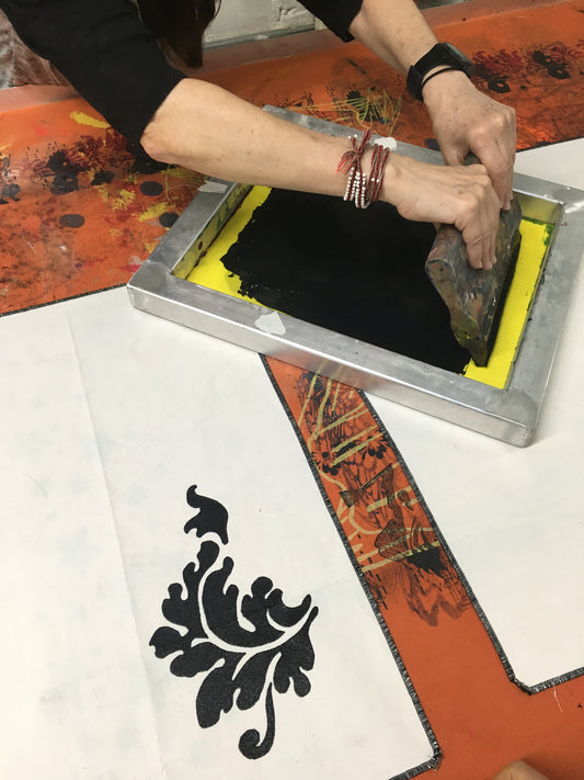 Stencil Silkscreening Workshop