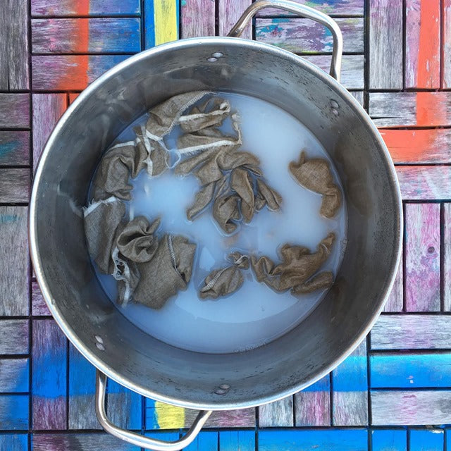 Mordanting Fabric for Natural Dyes