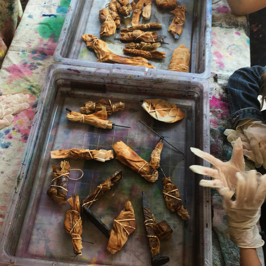 Iron Juice and Dyeing with Rust