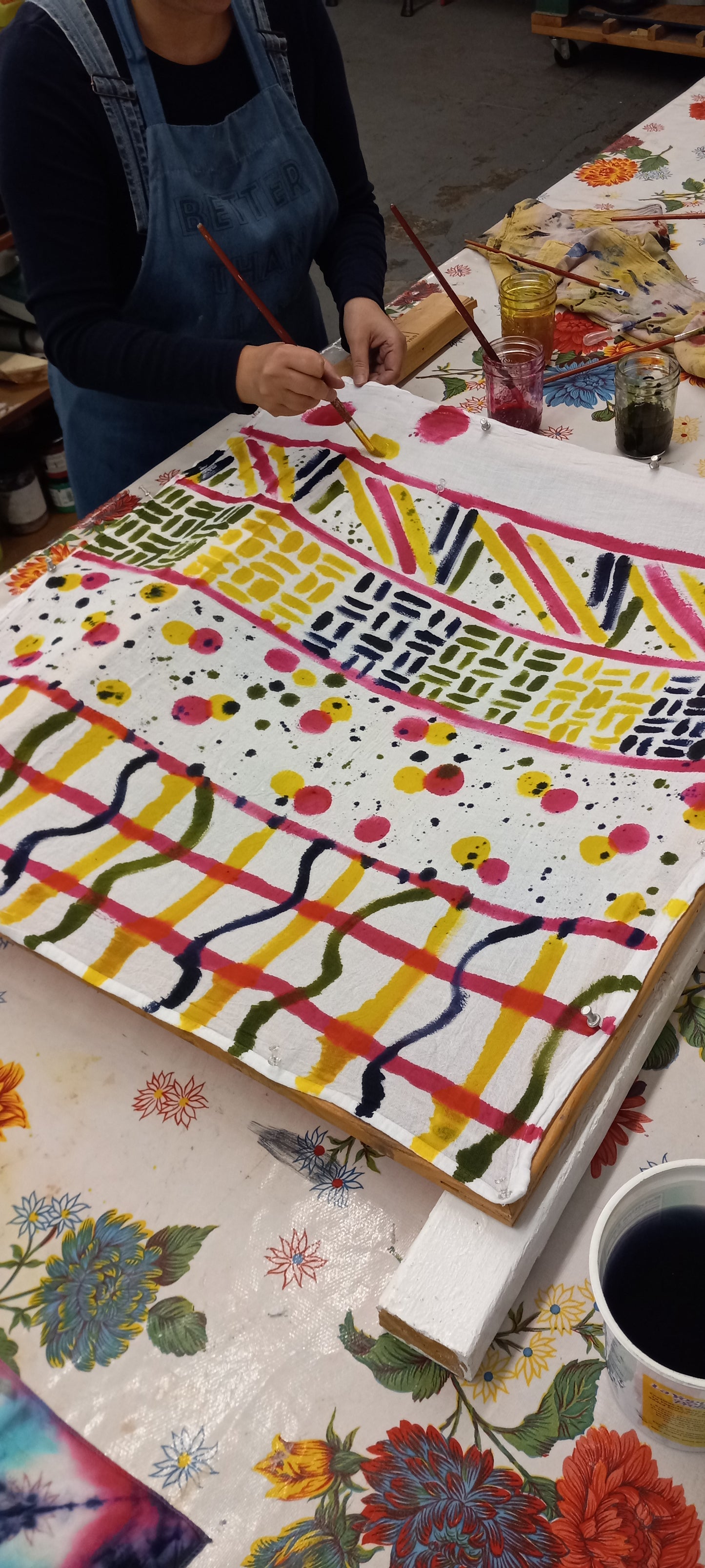 Fun with Fiber Reactive Dyes Workshop: Print, Paint, Dye