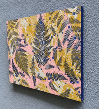 Load image into Gallery viewer, Painting + Silkscreen Textile Wall Art 18&quot; x 24&quot;