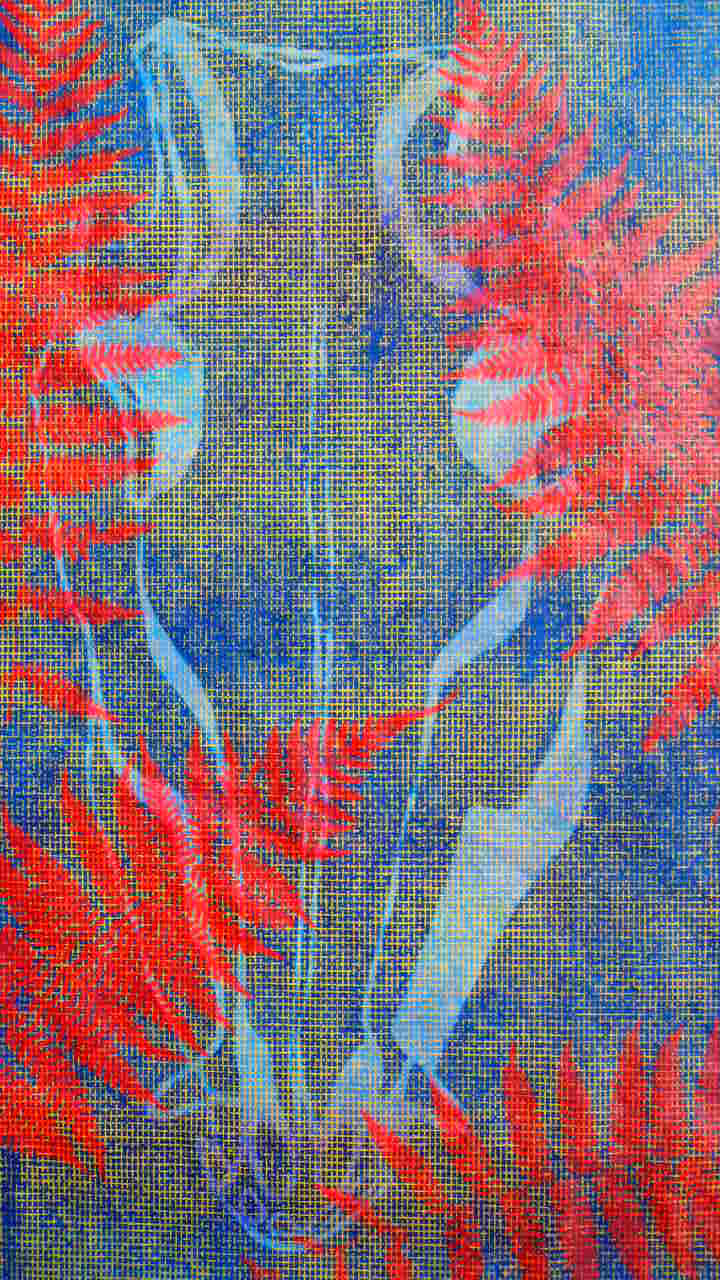 One of a Kind Art Print on handmade paper.