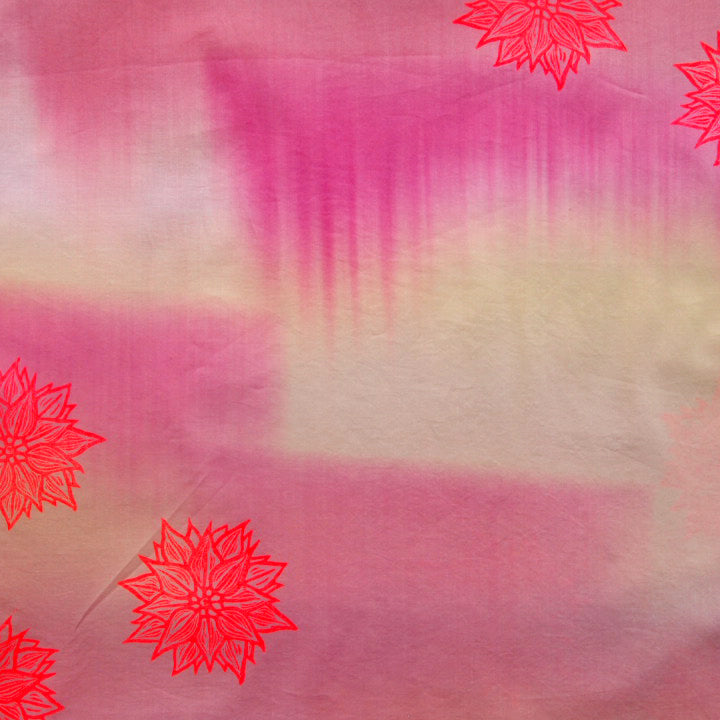 Desert Pink Stripes Cotton and Blockprinted Box Top