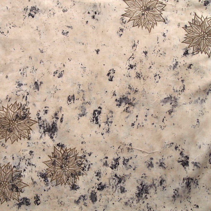 Mugwort Bundle Dyed Cotton and Blockprinted Box Top