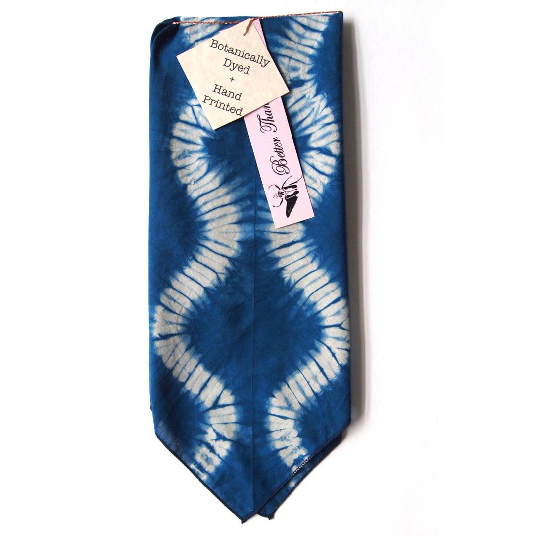 Light Weight Cotton Indigo Dyed Bandana
