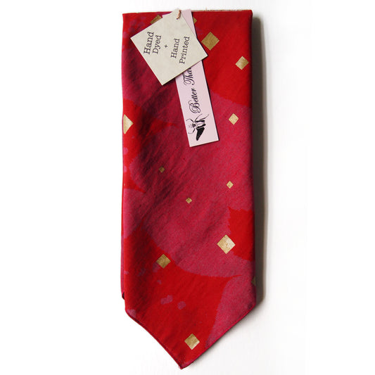 Reds Cotton Leaves printed Bandana