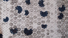 Load image into Gallery viewer, Grey Jersey with Polka Dots High Neck Cozy Top with Bubble Wrap and Weeds Print