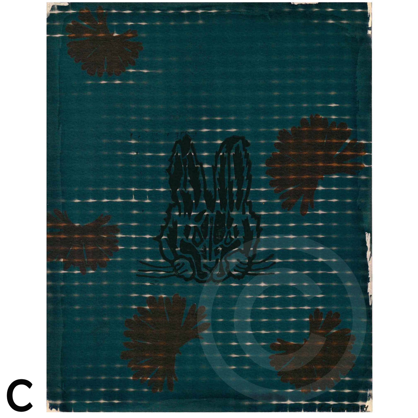 Rabbit Masks Art Print on Paper 8" x 10" (Multicolors)