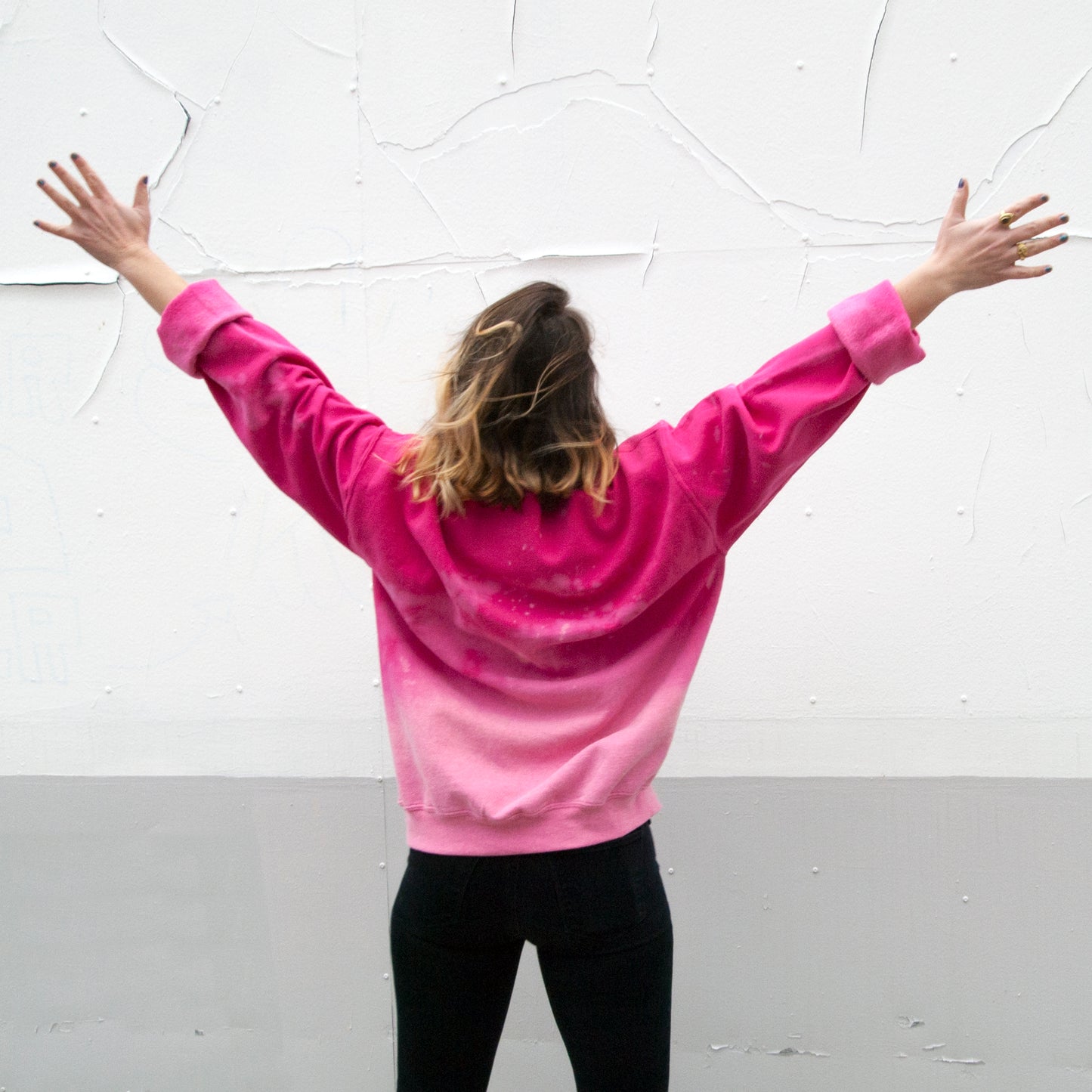 Anti Dye Sweatshirt // Heather Grey