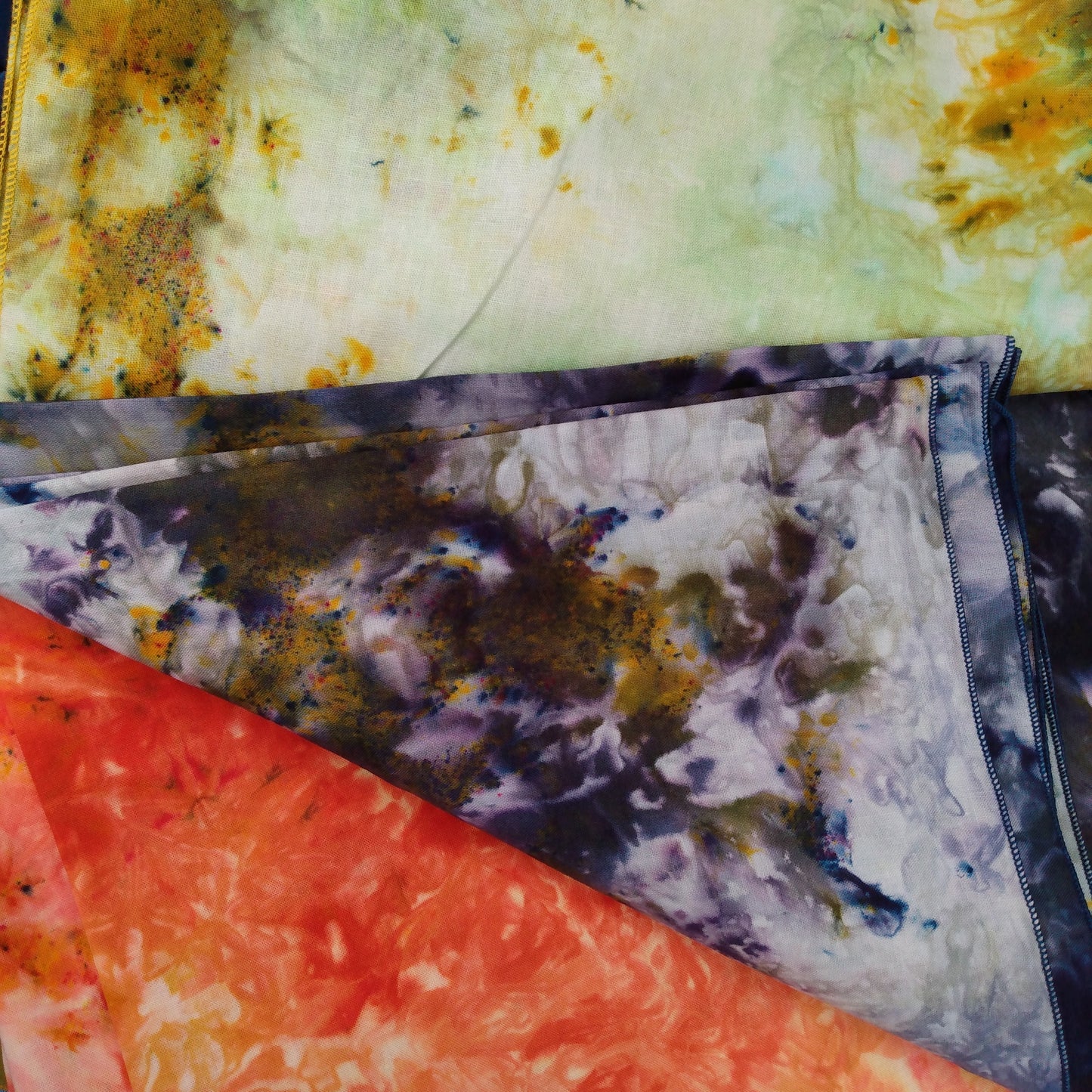 Snow Dyed Neckerchief Bandana