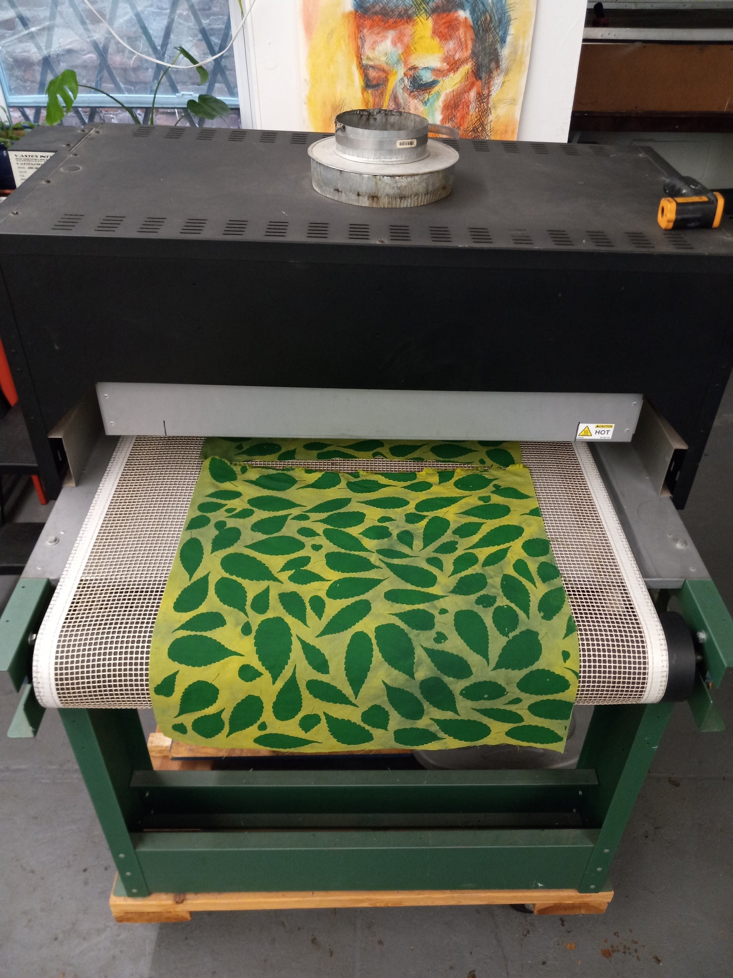 Greens Cotton Leaves printed Bandana