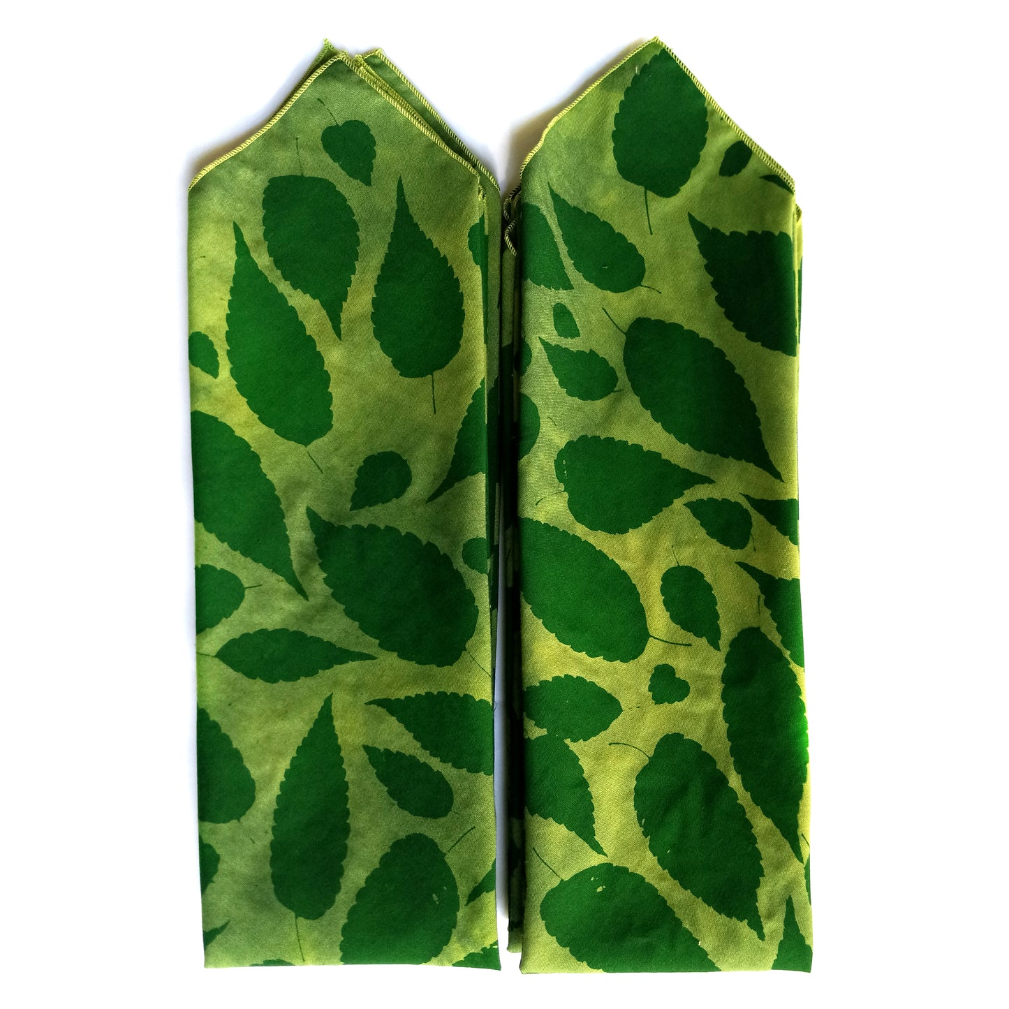 Greens Cotton Leaves printed Bandana