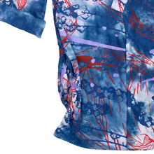 Load image into Gallery viewer, Blues Silky Bamboo Kimono Style Wrap with Coconuts
