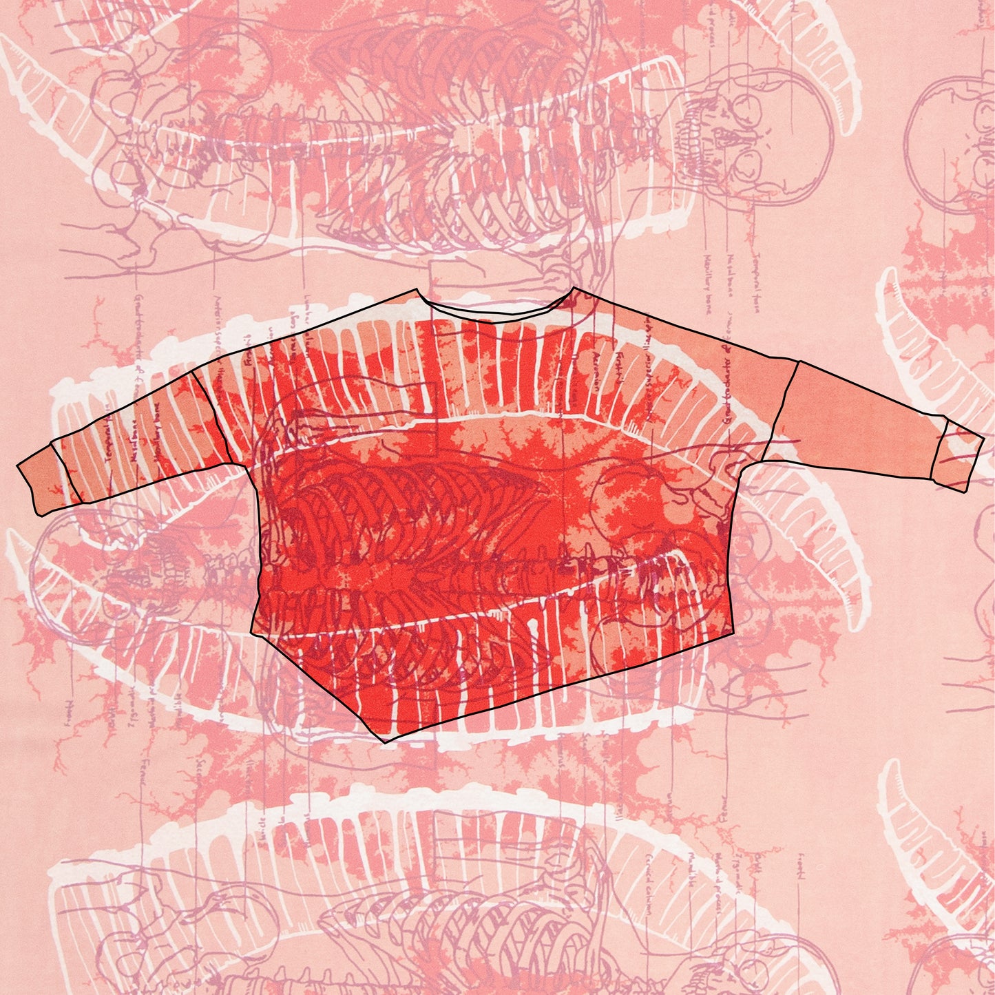 Custom Long Sleeve Asymmetrical Sweatshirt