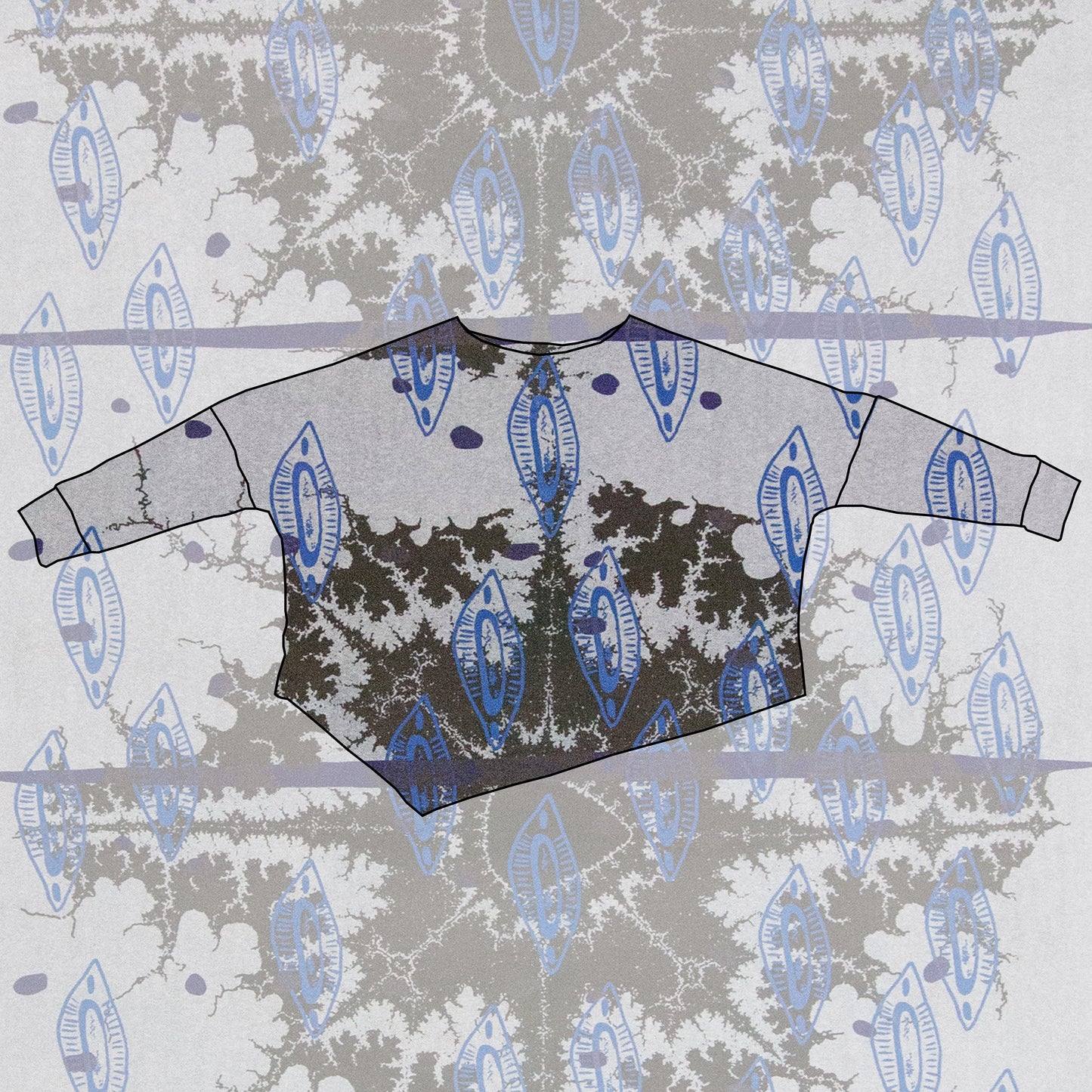 Custom Long Sleeve Asymmetrical Sweatshirt