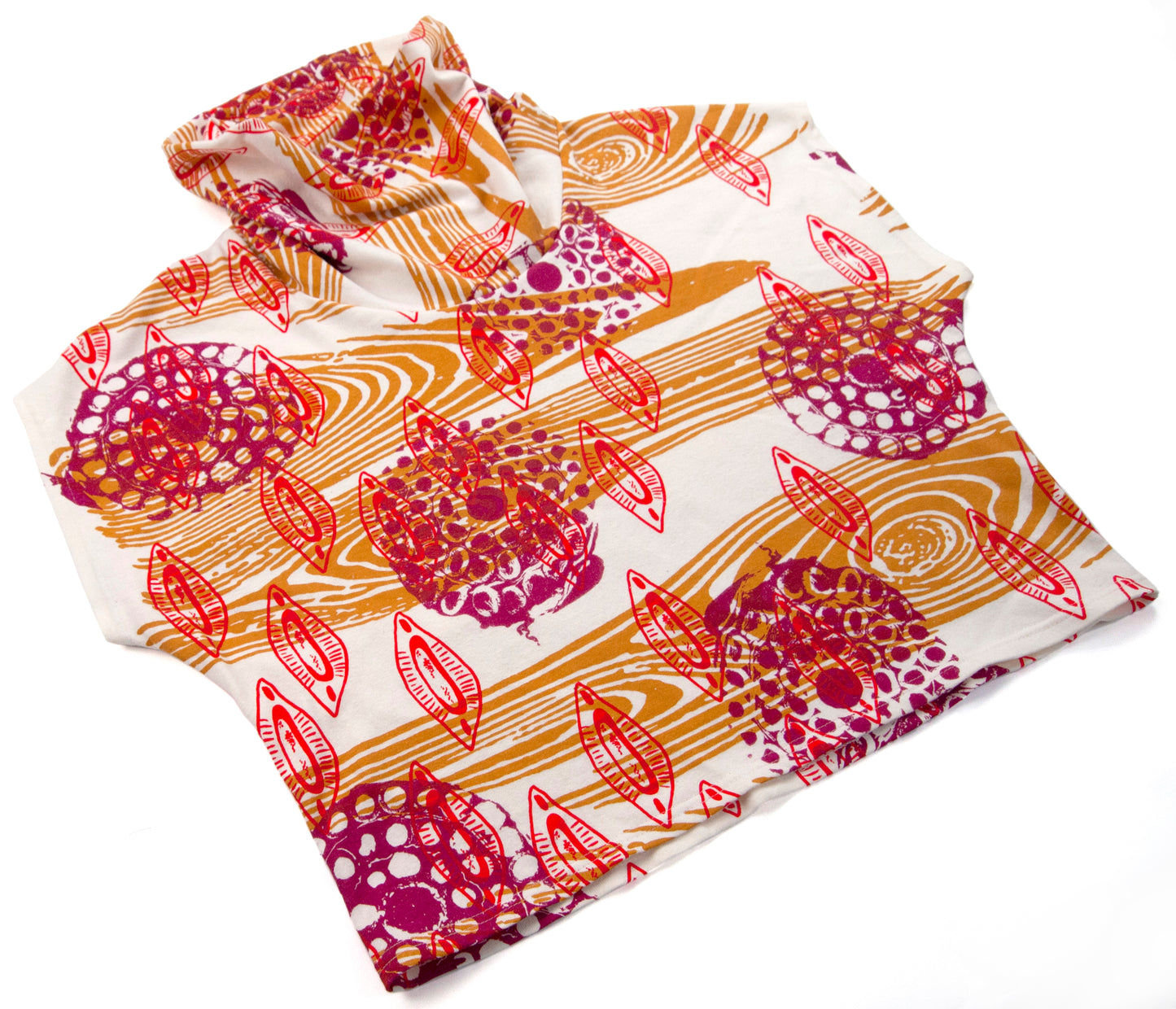 Oatmeal Hemp Jersey High Neck Cozy Top