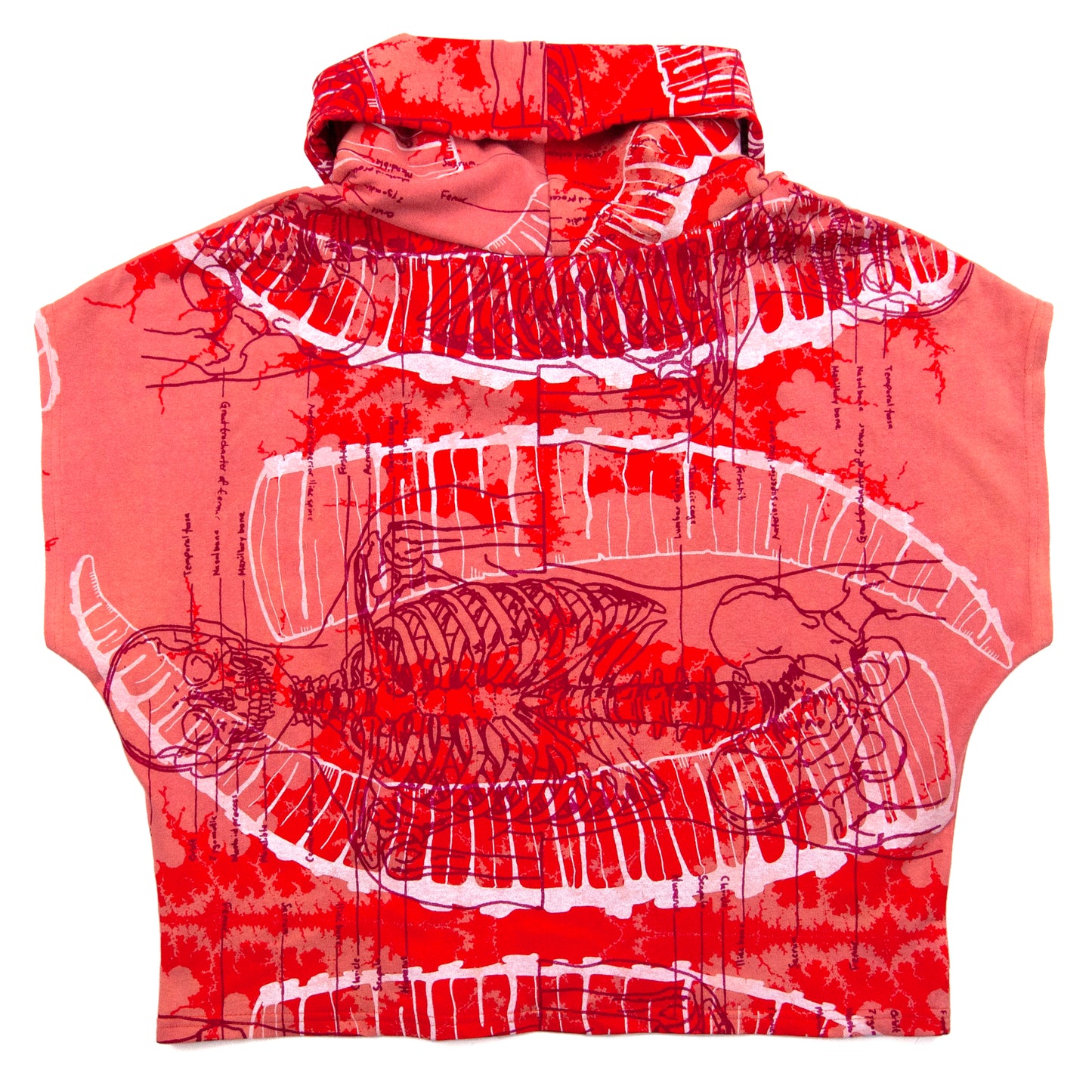 Orange Hemp Jersey High Neck Cozy Top