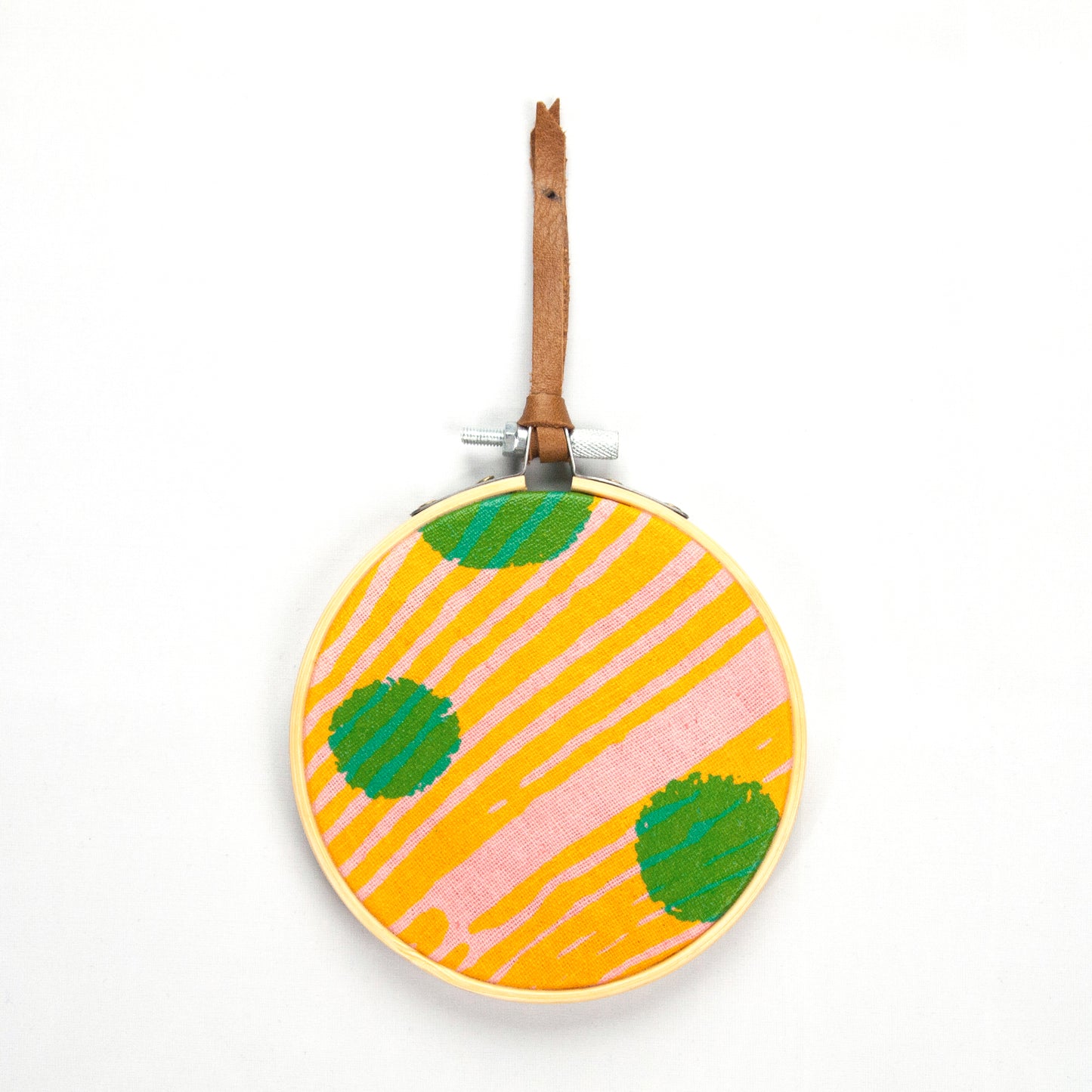 Embroidery Ring Fiber Wall Art