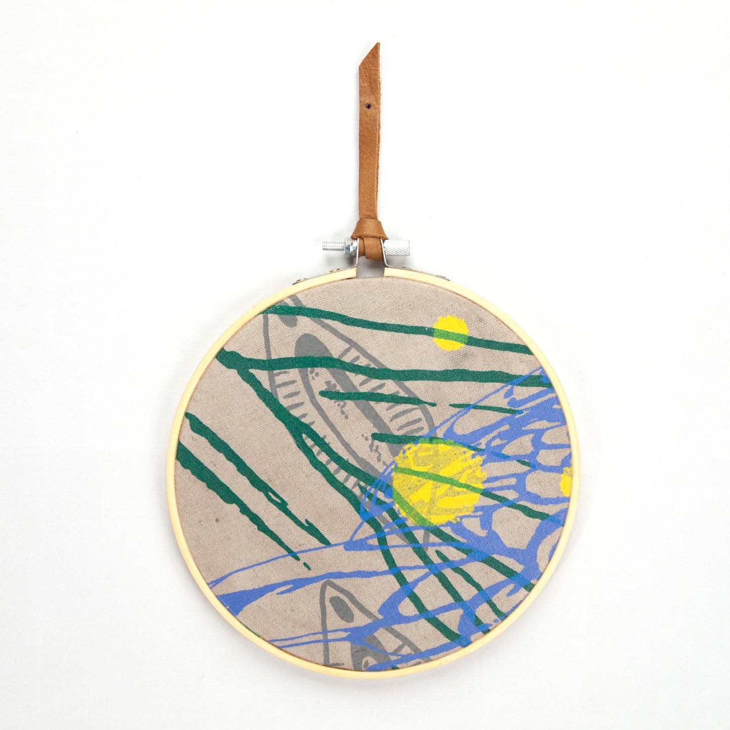 Embroidery Ring Fiber Wall Art