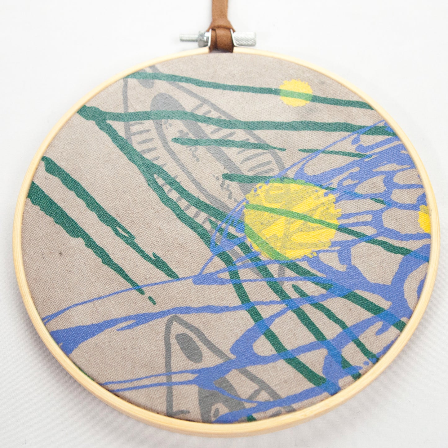 Embroidery Ring Fiber Wall Art