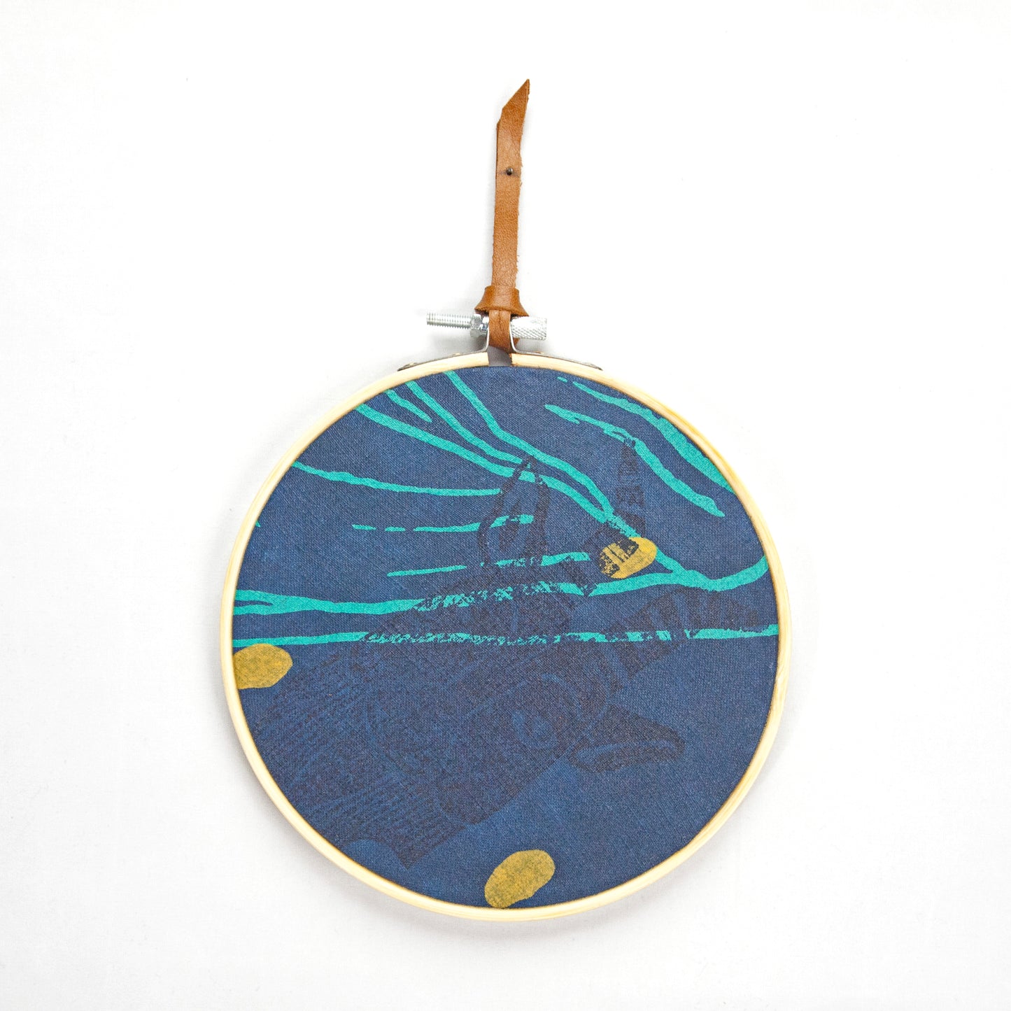 Embroidery Ring Fiber Wall Art