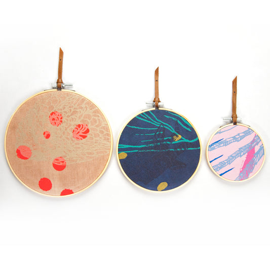 Embroidery Ring Fiber Wall Art