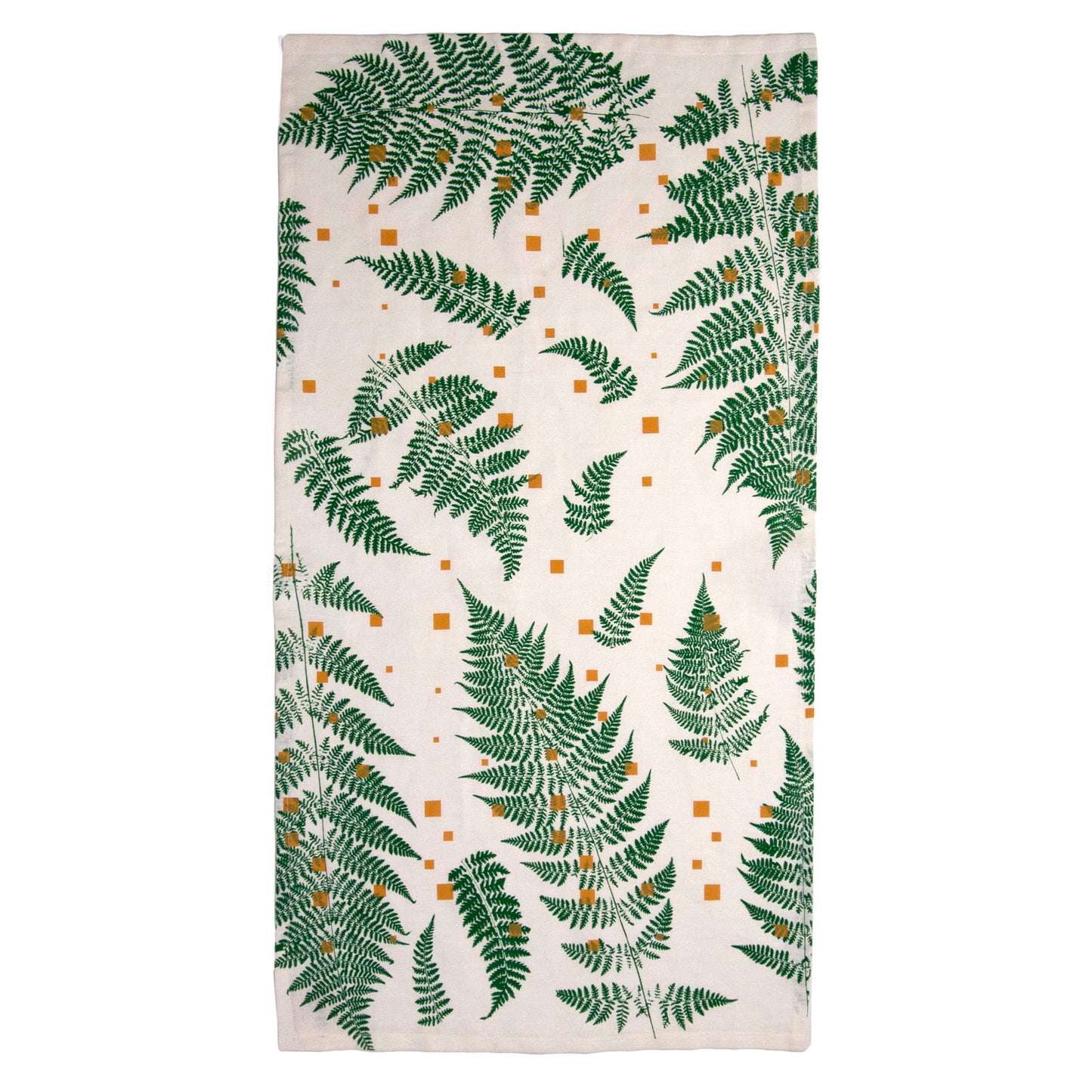 Fern Print Linen Kitchen Towel