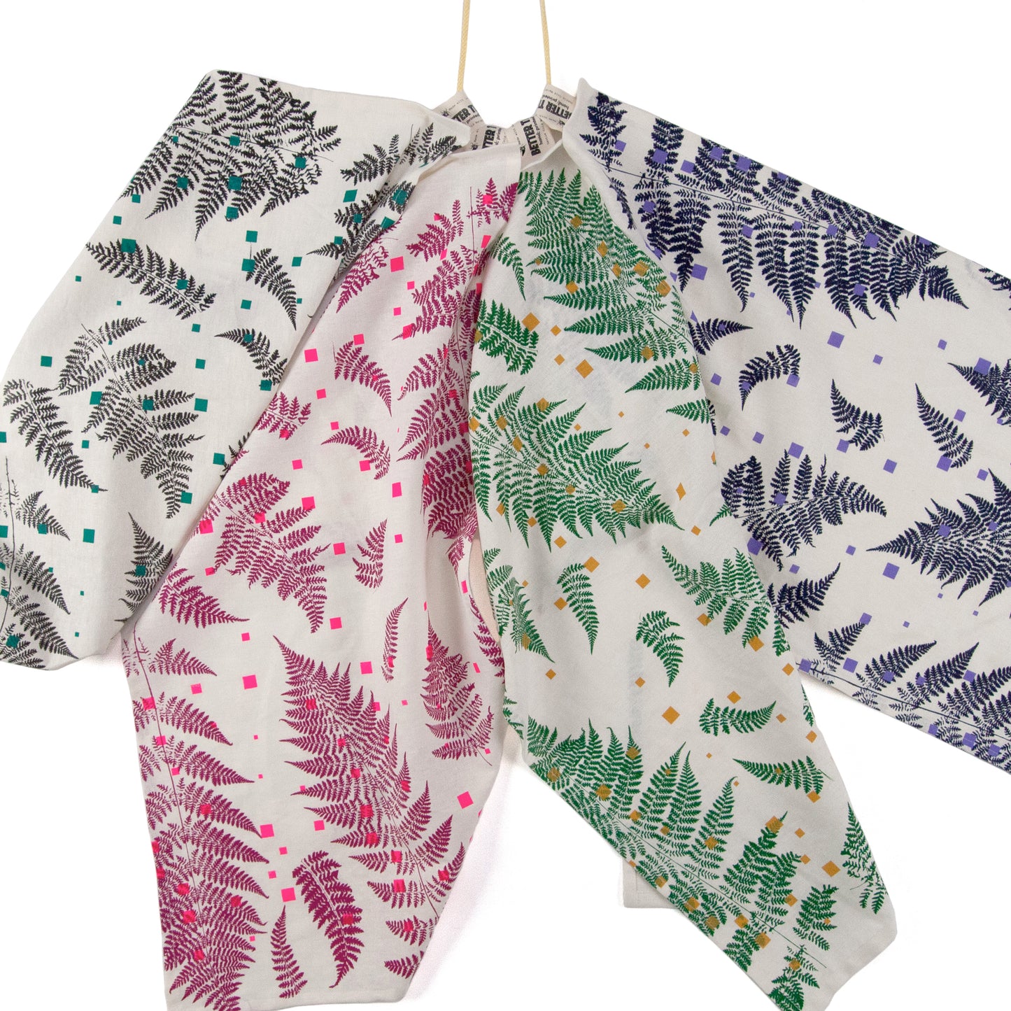 Fern Print Linen Kitchen Towel