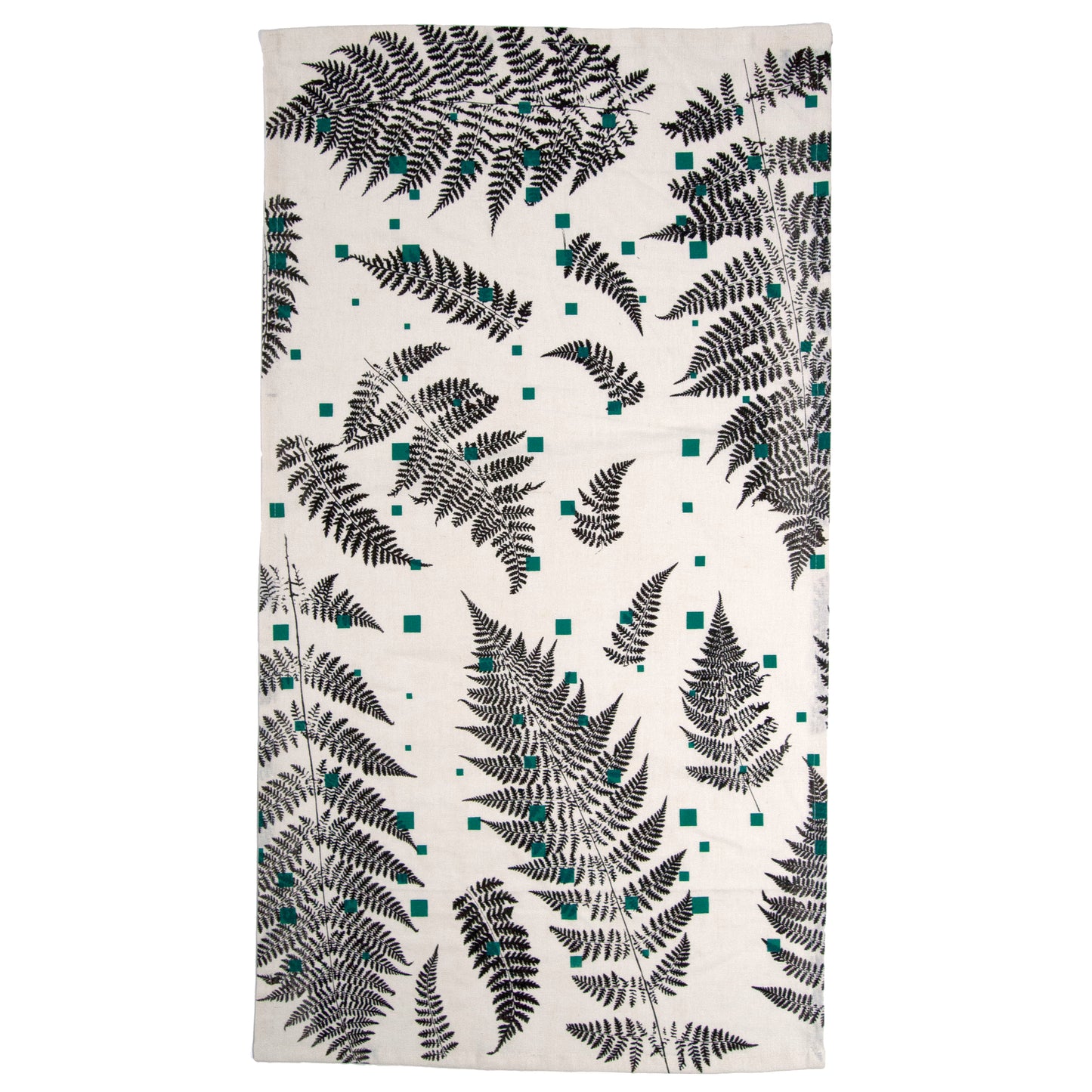 Fern Print Linen Kitchen Towel