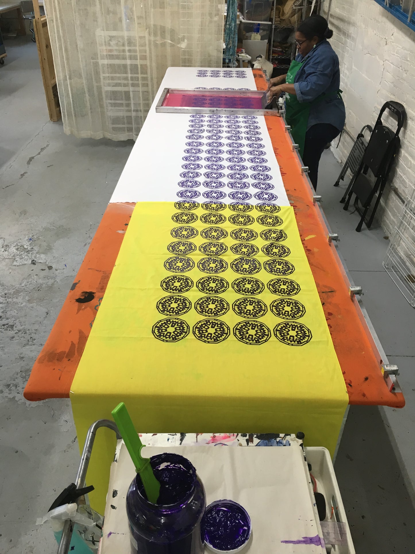 Textile Screenprinting Private Workshop: Repeat Pattern Printing