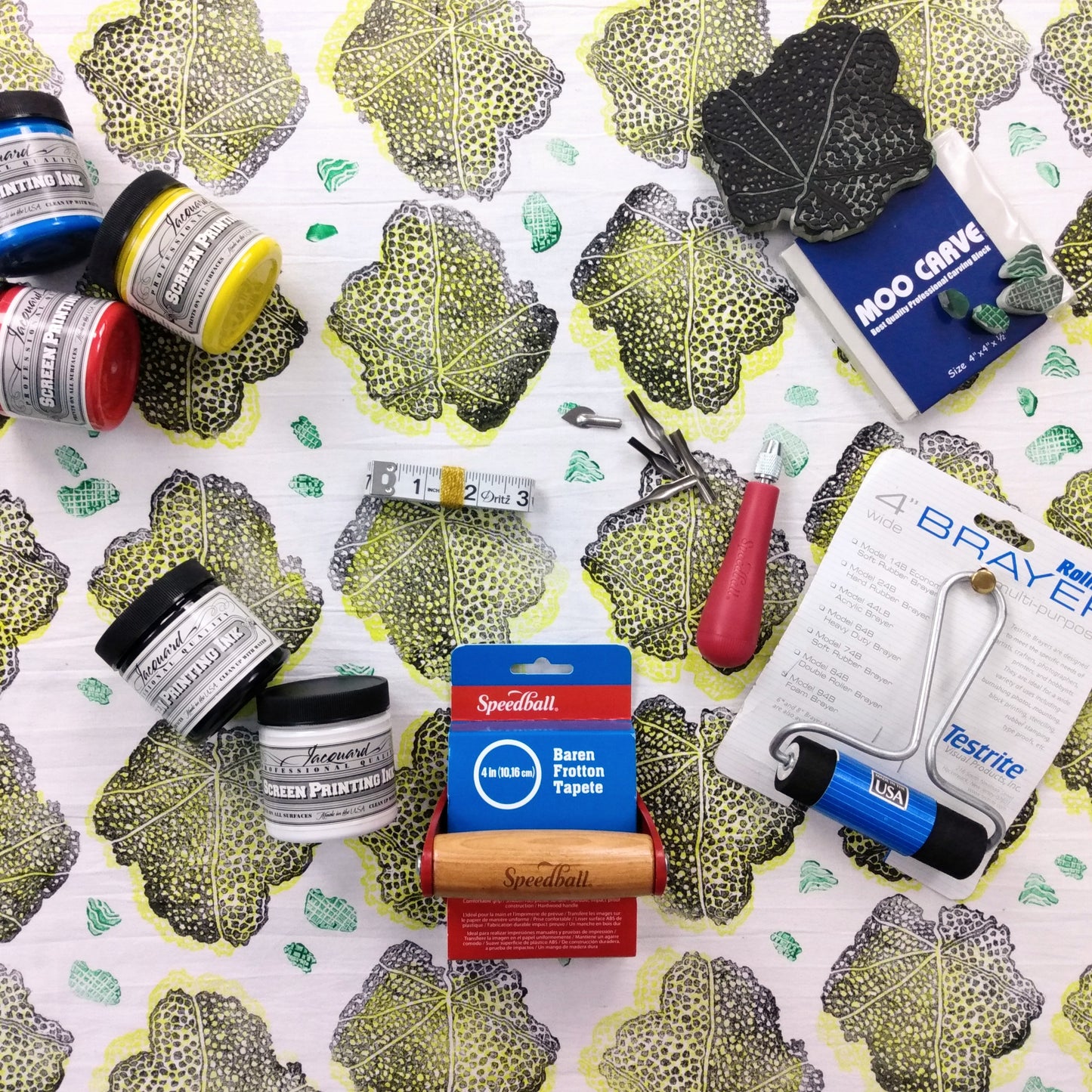 VIRTUAL Intro to Blockprinting on Fabric Workshop