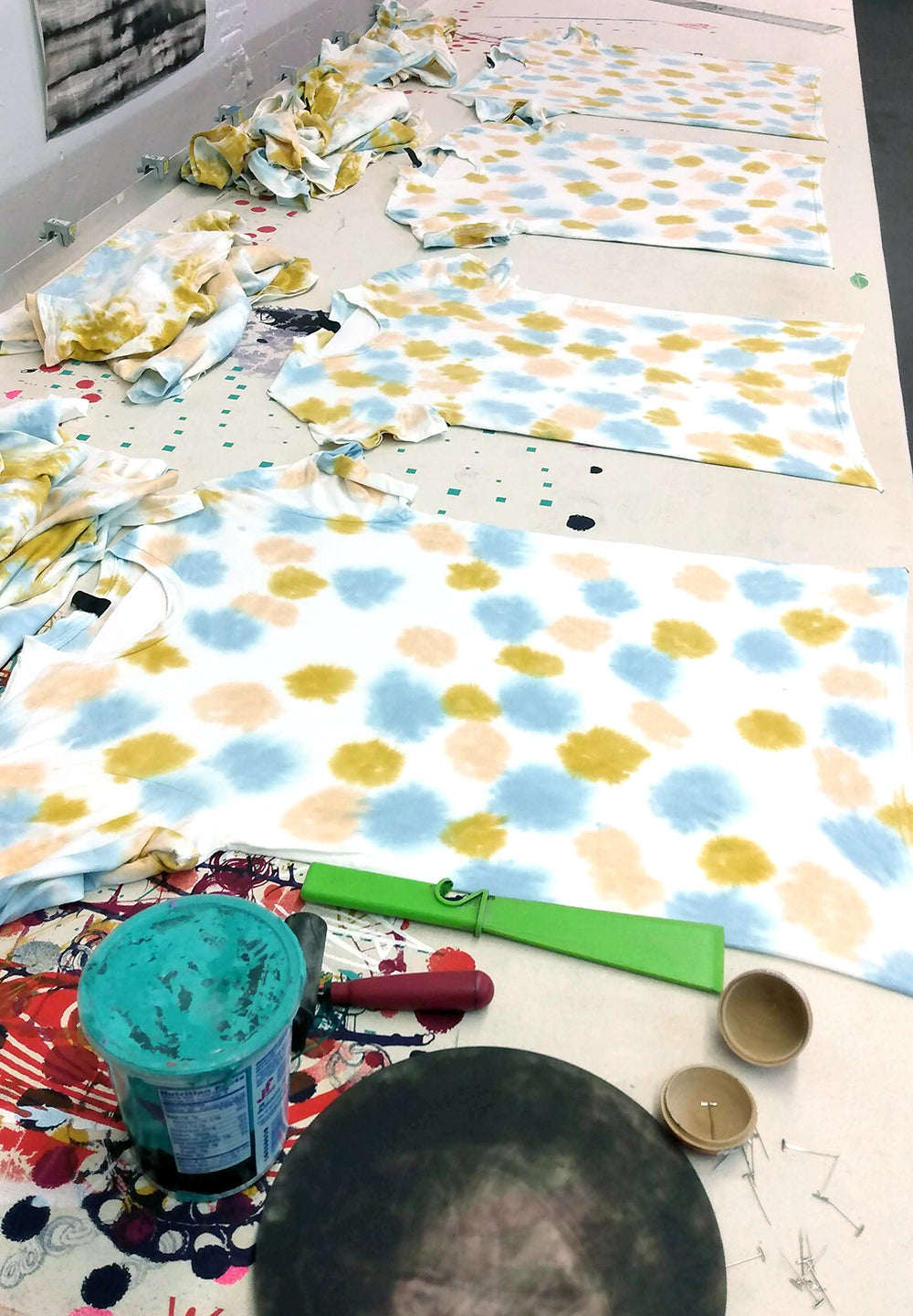 Colorful Polka Dot Print T-shirt