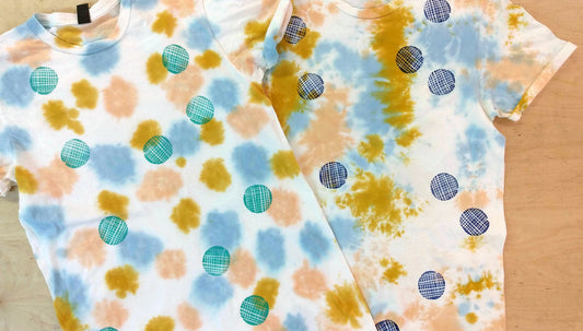 Colorful Polka Dot Print T-shirt