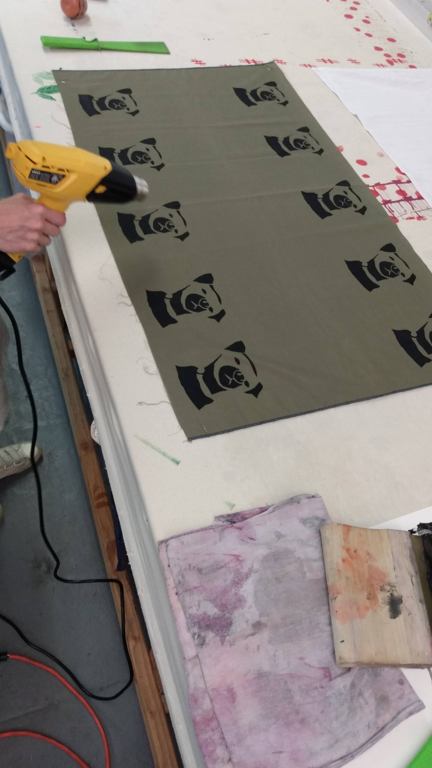 Stencil Silkscreening Workshop