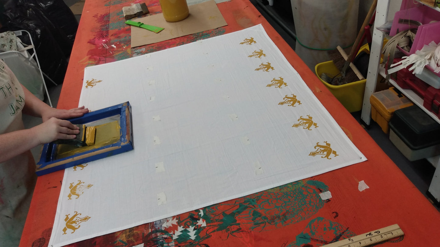 Stencil Silkscreening Workshop