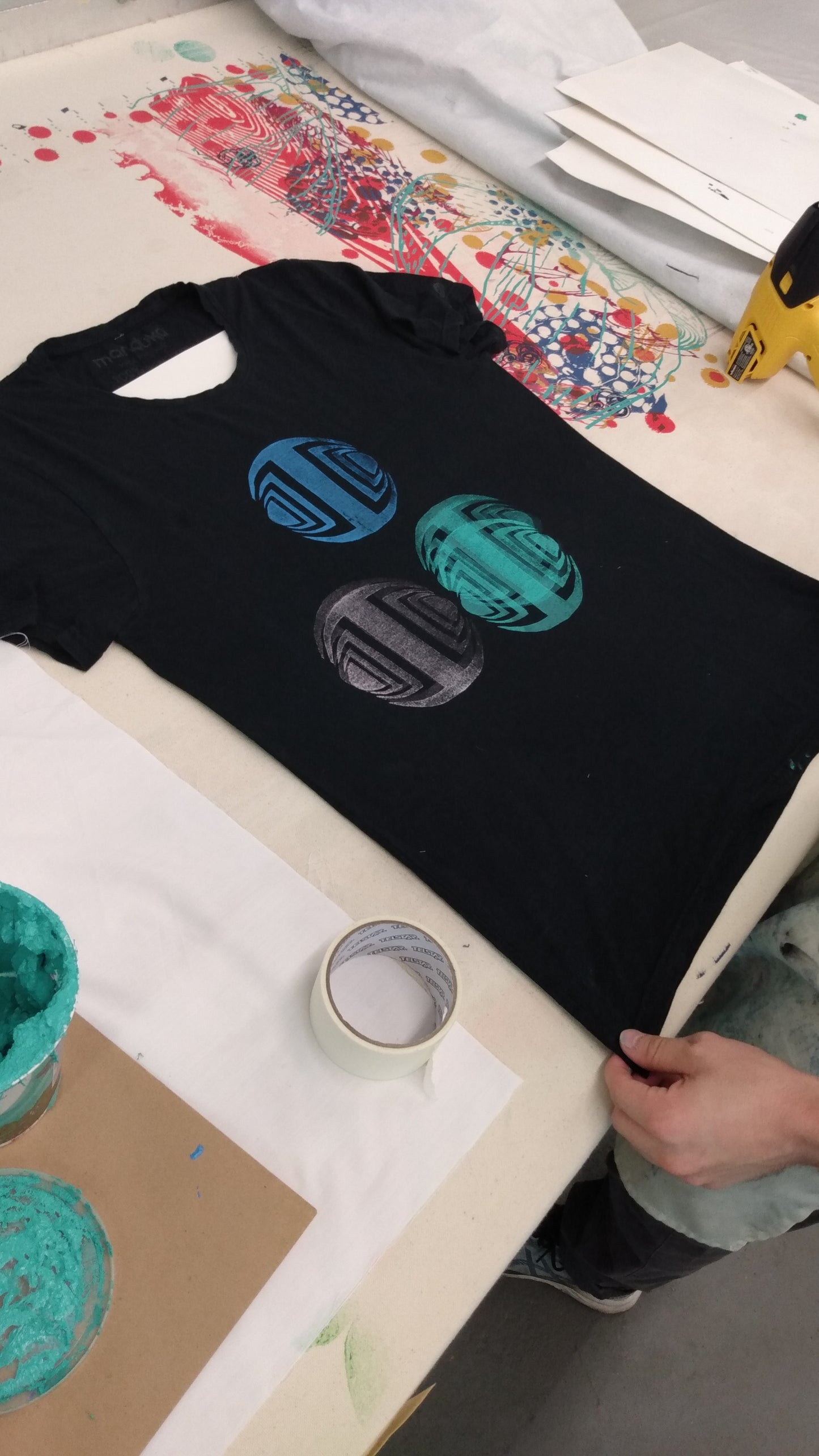 Stencil Silkscreening Workshop