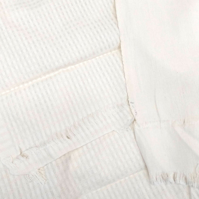 Handloomed Organic Cotton Scarf Yardage