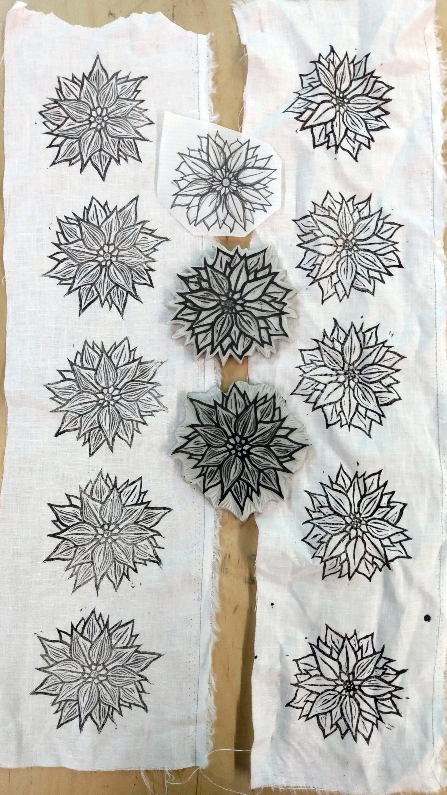 Extended Blockprinting on Textiles Workshop