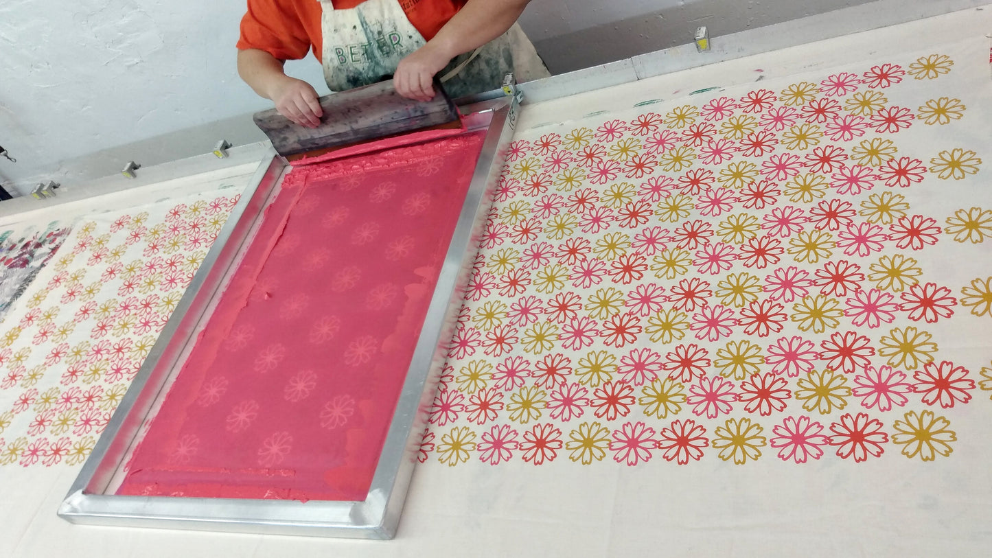 Textile Screenprinting Private Workshop: Repeat Pattern Printing