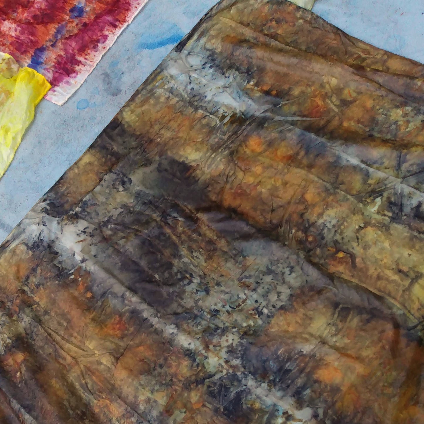 Bundle Dyeing with Floral, Fauna, Food, and Rust