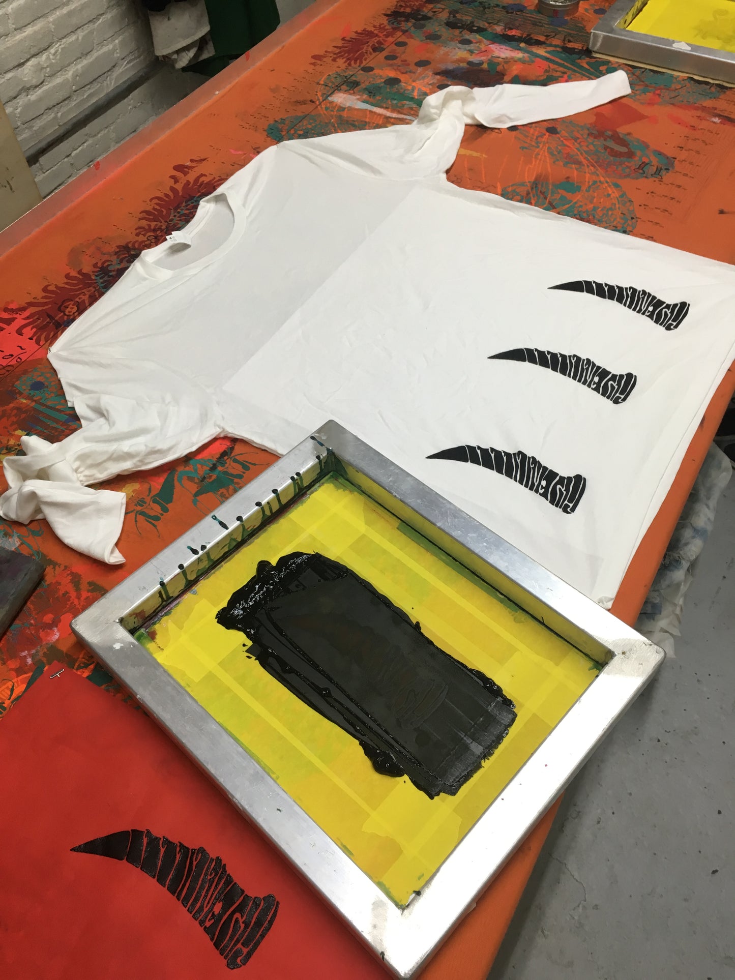 Stencil Silkscreening Workshop