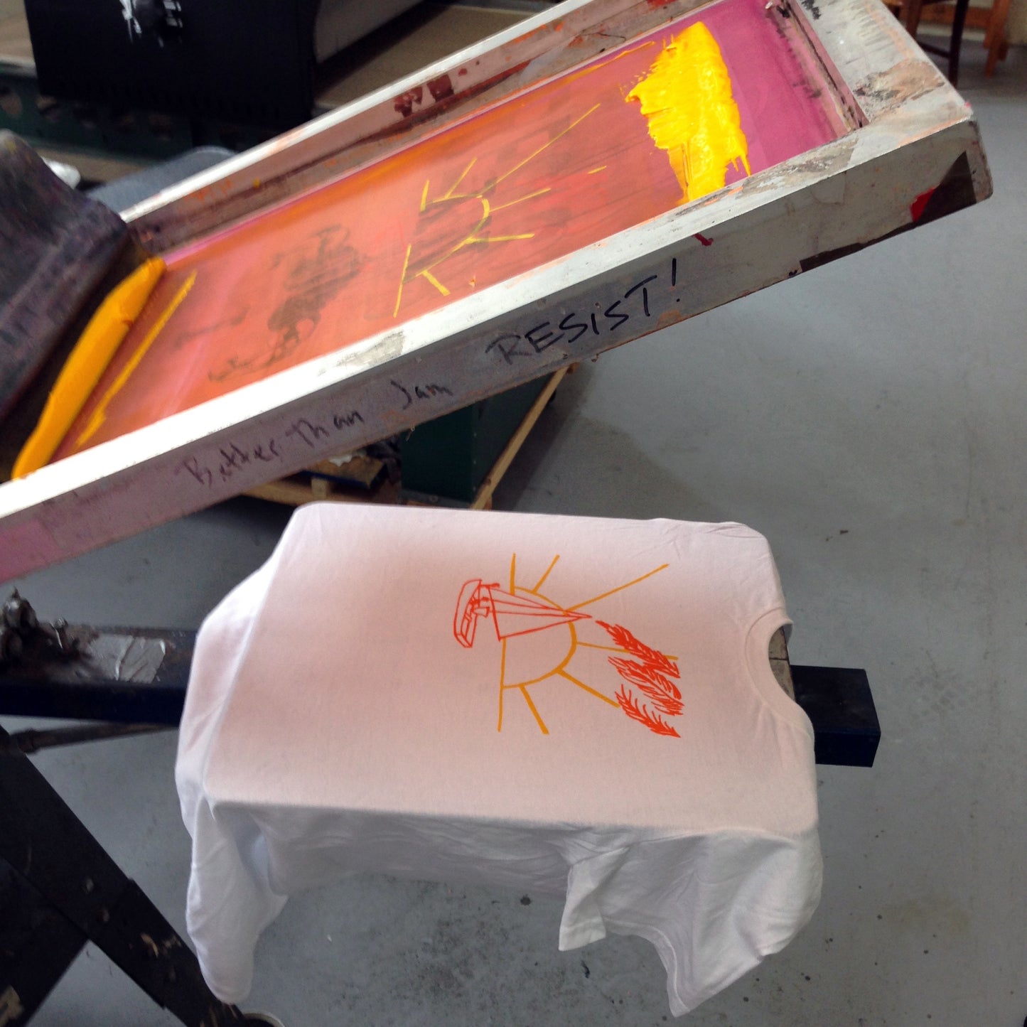 Tshirt Screenprinting Private Workshop: How to Use A Press