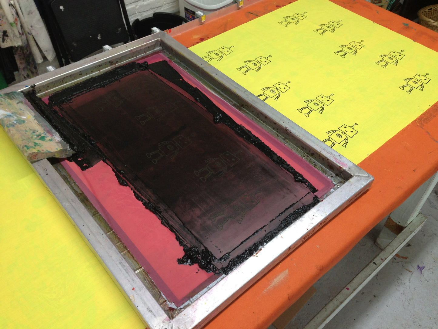 Textile Screenprinting Private Workshop: Repeat Pattern Printing