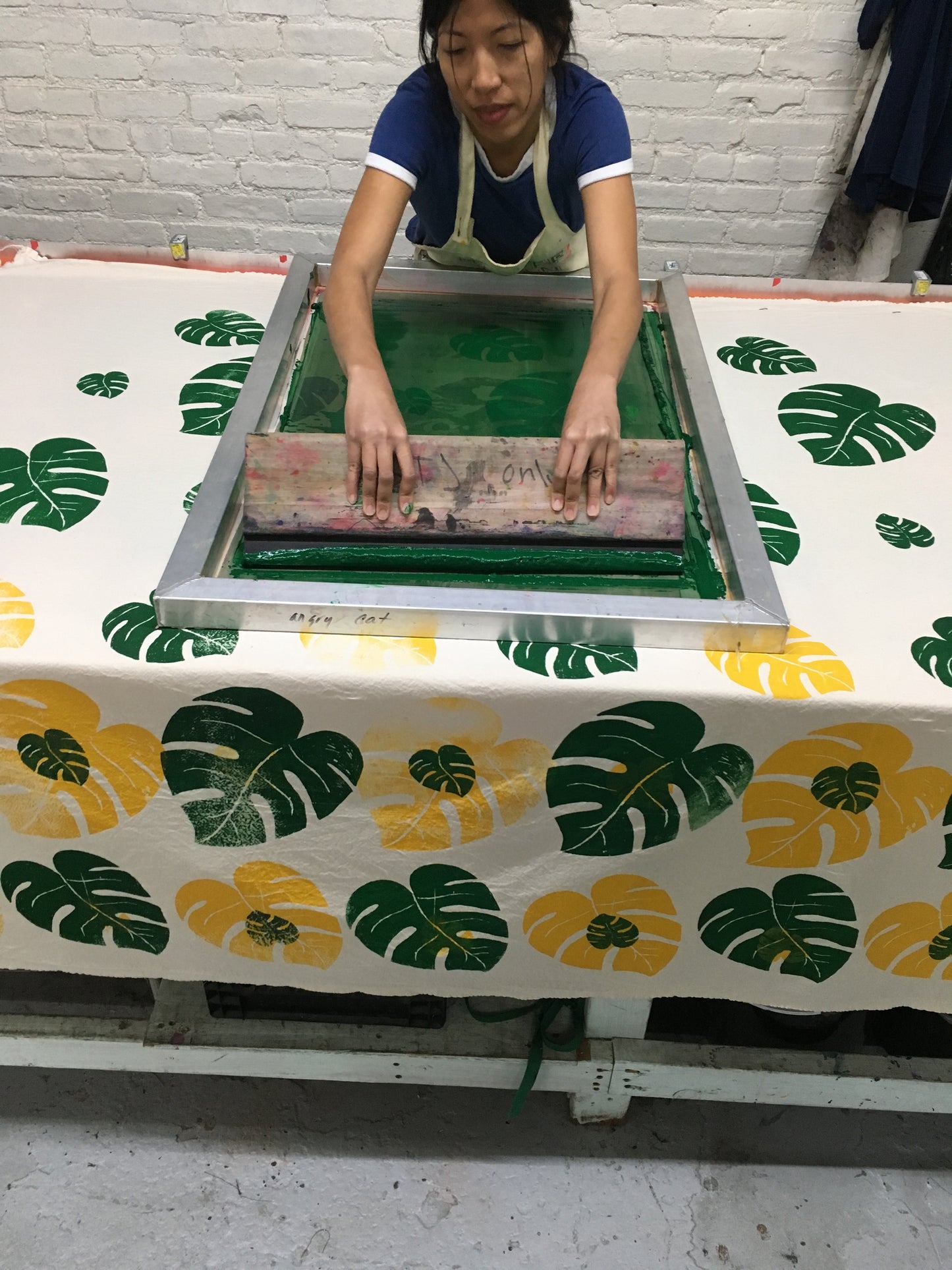 Textile Screenprinting Private Workshop: Repeat Pattern Printing