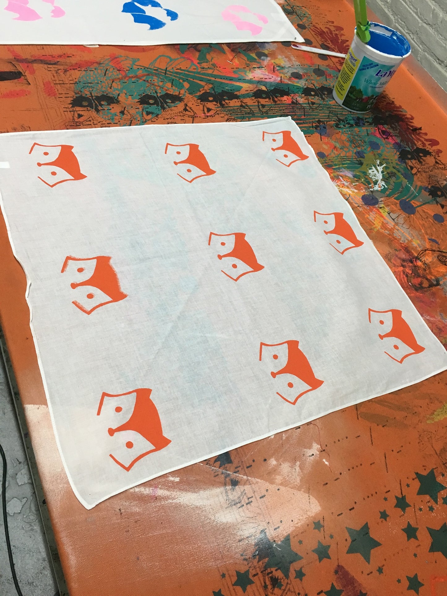 Stencil Silkscreening Workshop