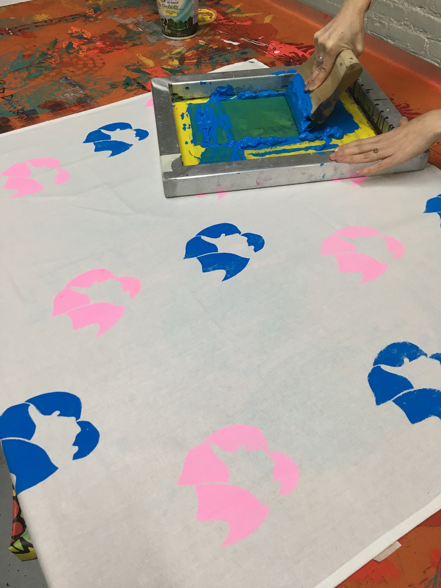 Stencil Silkscreening Workshop