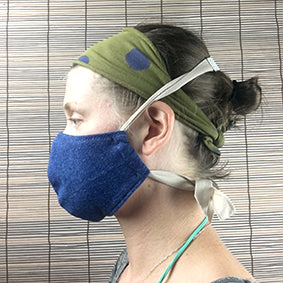 2 Layer Eco Friendly Antibacterial Masks: medium weight