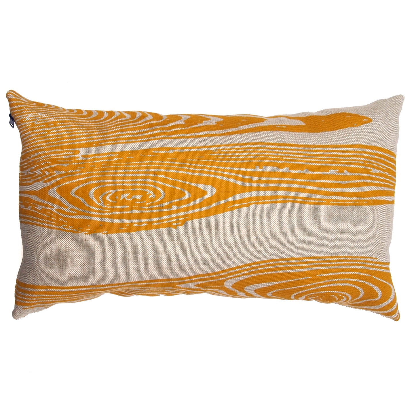 Woodgrain Printed Basketweave Heavy Linen Throw Pillows