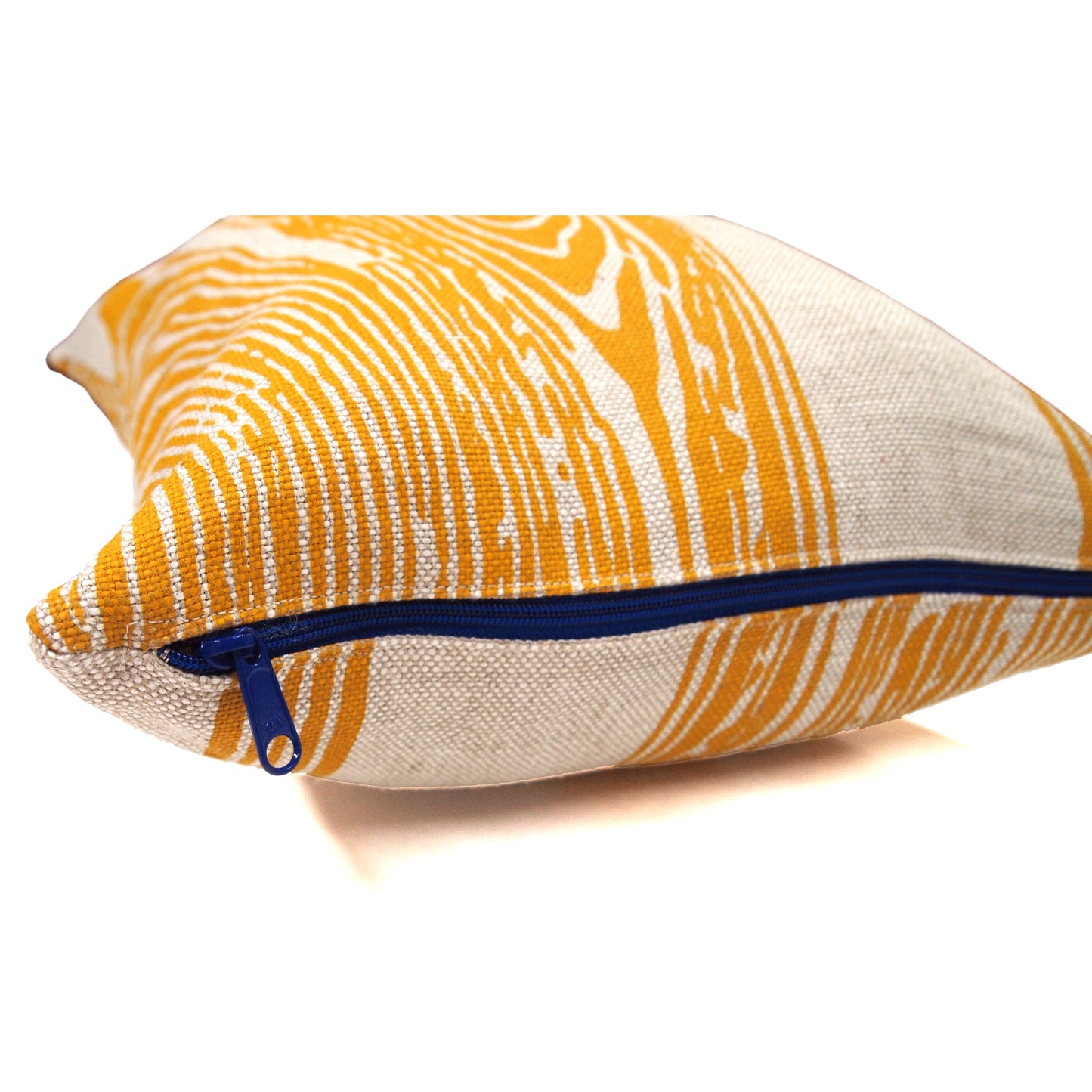 Woodgrain Printed Basketweave Heavy Linen Throw Pillows